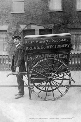 Picture of London Life  - Battersea, Deliveryman c1900s - N4755