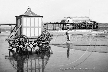 Picture of Misc - Seaside, Bathing Boxes c1890s - N4748