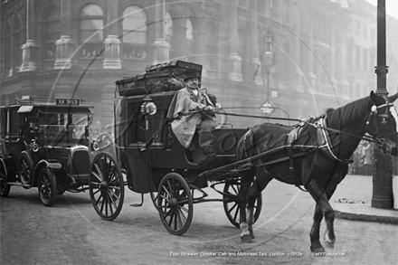 Picture of London - Four Wheeler "Growler" Cab c1910s - N4762