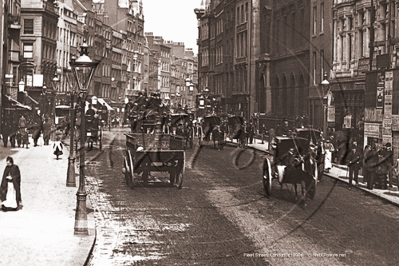 Fleet Street in The City of London c1890s