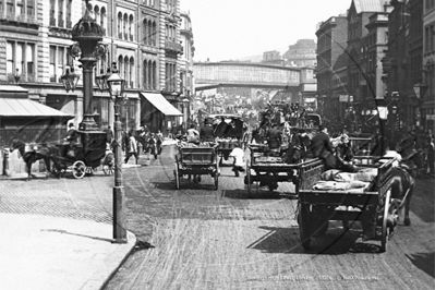 Picture of London, SE - Borough High Street Junction with Southwark Street c1890s - N4777