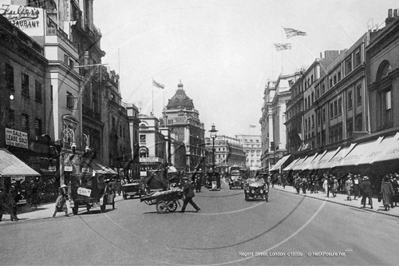 Regent Street in Central London c1930s