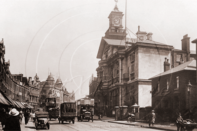 Picture of London, SE - New Cross, New Cross Road, Deptford Town Hall c1920s - N4950