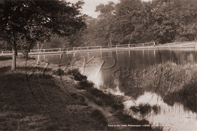 Pond on The Heath, Roehampton in South West London c1900s