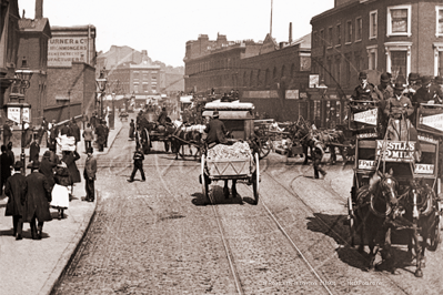 City Road in the City of London c1890s