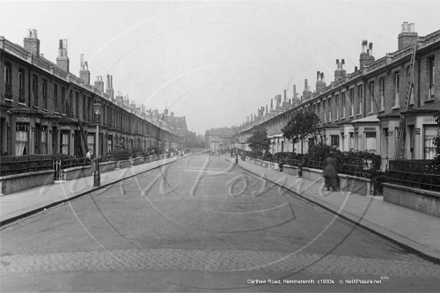Carthew Road, Hammersmith in West London c1930s