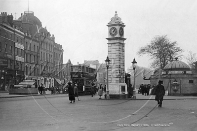 Clock Tower, Clapham in South West London c1920s