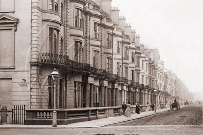 Gloucester Terrace in West London c1890s