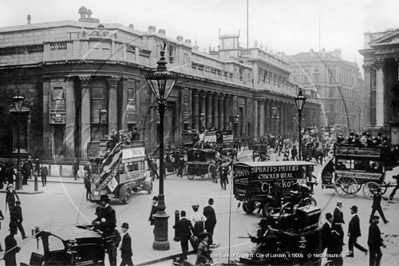 Bank Junction and Bank of England, London c1900s
