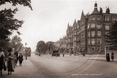 Maida Vale, Junction of Hall Road in West London c1910s