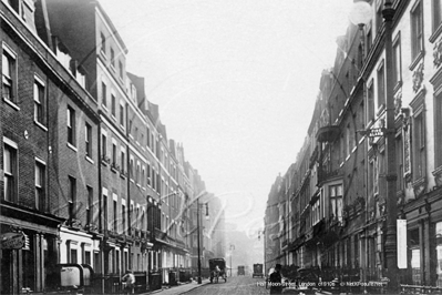 Half Moon Street, in Central London c1910s
