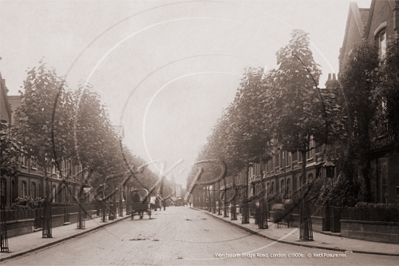 Wandsworth Bridge Road, Fulham in South West London c1900s