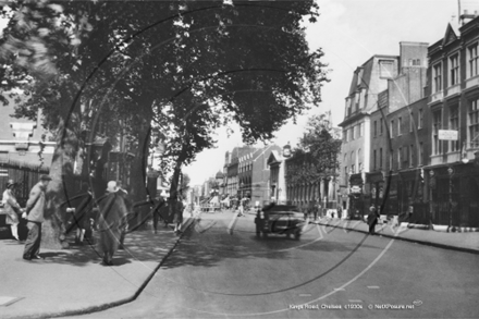 Kings Road, Chelsea in South West London c1930s