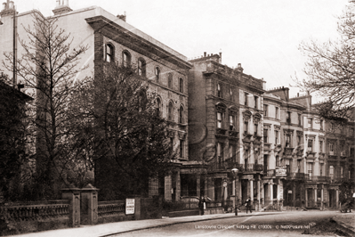 Lansdowne Crescent, Notting Hill in West London c1900s