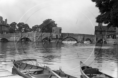 Chapel Bridge, St Ives in Cornwall c1954