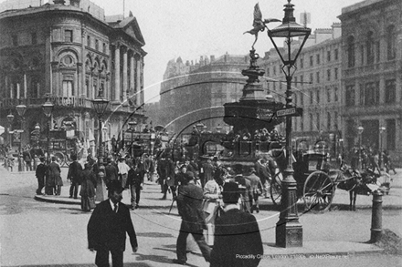 Picture of London - Piccadilly Circus c1890s - N5316